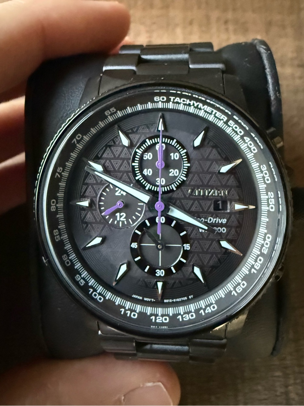 Citizen Marvel Black Panther Chronograph Eco Drive Watch